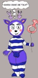 balloon buldge gay happy_tree_friends mime_(htf) purple_body