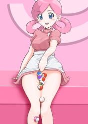 1girls breasts clothing female female_only human human_only microsd_(artist) nintendo nurse nurse_joy nurse_joy_(unova) pokemon solo solo_female thick_thighs