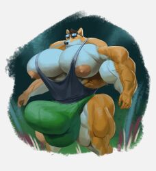 abs balls biceps big_bulge bulge furry gay guzreuef huge_bulge hyper hyper_balls hyper_bulge hyper_genitalia hyper_pecs hyper_penis hyper_testicles male male_focus male_only muscles muscular muscular_arms muscular_ass muscular_back muscular_legs muscular_male muscular_thighs nipples pecs penis testicles
