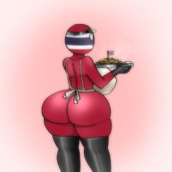 asian_food big_ass big_breasts countryhumans countryhumans_girl food red_body red_skin tagme thai_food thailand_(countryhumans)