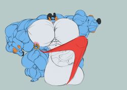 abs balls biceps bodybuilder furry hyper hyper_balls hyper_genitalia hyper_muscles hyper_penis hyper_testicles male male_focus male_only muscles muscular muscular_arms muscular_ass muscular_back muscular_legs muscular_male muscular_thighs nipples pecs penis pokemon someone175 testicles veins veiny_penis