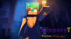 1girls 3d animated big_breasts bouncing_breasts flower_in_hair horny_female human_female humanoid jenny_belle_(slipperyt) jenny_odd_adventure mine-imator minecraft mp4 no_sound nude_female running slipperyt tagme video wet_pussy