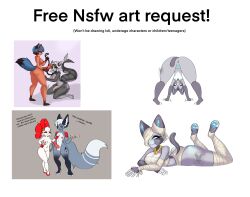 animation_meme_community art_request artist_request breasts dick digital_media_(artwork) furry nipples nude pussy white_background yurbiv