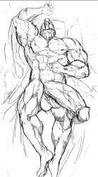 abs biceps bodybuilder dokichi hyper hyper_balls hyper_genitalia hyper_muscles hyper_penis hyper_testicles male male_focus male_only muscle muscles muscular muscular_arms muscular_ass muscular_back muscular_legs muscular_male muscular_thighs nipples pecs veins veiny_penis