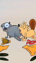 absurd_res all_fours anal beaver camp_lazlo cartoon_network caviid clothing clothing_aside doggy_style duo eyewear from_behind_position glasses grey_background guinea_pig hi_res licking male male/male mammal nude oral r4c00n rimming rodent samson_clogmeyer sex simple_background tongue tongue_out wilbert_(camp_lazlo)