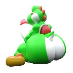 3d albalbalb ass_expansion big_ass big_butt big_cock big_penis blender butt_expansion cock dinosaur green_skin green_yoshi huge_ass huge_butt huge_cock looking_away male male_only mario_(series) nintendo orange_shoes penis penis_expansion penis_growth red_shell solo solo_male tagme thick_thighs thighs yoshi