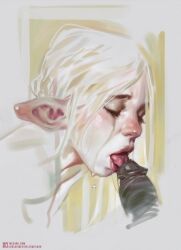 1girls blonde blonde_female blonde_hair blowjob bokoblin breath_of_the_wild closed_eyes damsel_in_distress elf elf_ears elf_female female female_focus female_only large_penis licking licking_penis licking_penis_tip licking_tip nintendo penis_tip princess_zelda sabudenego submissive submissive_female tears the_legend_of_zelda zelda_(breath_of_the_wild)