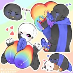 big_ass big_breasts big_butt boobjob ectobody error_sans error_sans_(fan_character) errortale female ink_sans ink_sans_(fan_character) inktale male_on_female oral rainbow_body rule_63 sans sans_au sanscest tagme undertale_au wholesome