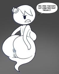 2022 accessory anus ass aware badguynek big_breasts big_butt black_eyes breasts bubble_butt butt_grab carrie_krueger cartoon_network curvaceous curvy_figure dialogue english_text eyelashes female genitals ghost gradient_background grey_anus grey_background hair hair_accessory hair_over_eye half-closed_eyes hand_on_butt hi_res hourglass_figure huge_butt humanoid looking_at_viewer looking_back mammal mob_face narrowed_eyes not_furry nude one_eye_obstructed plump_labia presenting presenting_hindquarters puffy_anus pussy rear_view short_stack shortstack side_boob simple_background simple_eyes solo speech_bubble spirit teeth text the_amazing_world_of_gumball thick_thighs voluptuous white_body white_hair white_pussy wide_hips