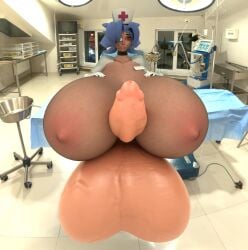 1futa 3d balls big_breasts big_penis blue_hair bottomless breasts clothed clothes clothing dickgirl eye_contact female futa_only futanari hips huge_breasts humanoid hyper hyper_balls hyper_breasts hyper_genitalia hyper_penis hyper_testicles intersex large_breasts looking_at_viewer mostly_clothed nurse nurse_cap nurse_uniform oversized_balls penis red_eyes rj55 self_upload skullgirls solo solo_female standing testicles thick thick_thighs thighs top_heavy valentine_(skullgirls) wide_hips