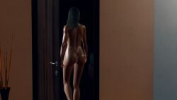 3d after_masturbation after_orgasm ass bathroom effineffer eri_kamataki masturbation nude nude_female ryuu_ga_gotoku shower