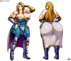 1girls 2022 abs armor armored_boots armored_gloves armpits ass ass_dough ass_focus ass_in_dress batako biceps big_ass big_breasts blonde_hair breasts bubble_ass bubble_butt busty butt butt_focus cleavage diana_(symphony_of_war) dress_inside_ass fat_ass female female_only huge_ass huge_breasts lard_ass large_ass large_breasts long_hair massive_ass muscle muscle_tone musclegut muscles muscular_arms muscular_back muscular_female muscular_legs muscular_thighs pawg round_ass six_pack standing symphony_of_war toned toned_female triceps