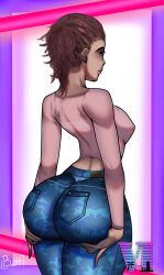 artist_name ass ass_focus ass_grab big_ass big_butt brown_hair brown_skin butt_grab butt_lift crop_top emotionless expressionless fanart fat_ass female female_only fitness foxxydraw grand_theft_auto grand_theft_auto_vi hispanic impossible_clothes indifferent jeans latina lifting_butt lucia_(gta) puerto_rican rockstar_games skin_tight solo solo_female thick_ass