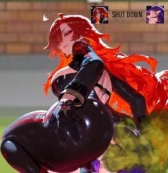 1futa 1girls 3d 3d_(artwork) ai_generated balls balls_in_mouth balls_on_face ballsack big_ass big_breasts big_penis erect_penis erection facesitting farting_in_face forced futa_on_female futanari genshin_impact hand_on_chest leaning_back mavuika_(genshin_impact) moaning nude nude_female nude_futanari penis pussy raiden_shogun runeiteer sitting_on_face sleep_molestation sleeping teabag unaware unwilling vagina