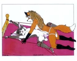 1990s 1998 20th_century anal anthro bondage breasts canine closed_eyes dildo domination feline female femdom fox fur furry genitals lagomorph mammal open_mouth pussy rabbit rape recolor rope screaming sex sex_toy slave small_breasts strap-on tim_o'rourke year yuri