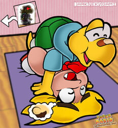 cheating cheating_boyfriend closed_eyes cuckquean dark_nek0gami goomba goombella humping interspecies koopa koopa_troopa koopie_koo koops mad mario_(series) netorare nintendo ntr panting paper_mario red sex