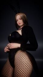 1girl 1girls 2026 3d 4k ass big_breasts big_lips black_clothing black_nails blue_eyes bob_cut bowtie breasts brown_hair brunette bunny_costume bunny_ears bunnysuit chromatic_aberration clothed clothing crashbanditkut depth_of_field earrings eyebrows eyelashes eyeshadow female fishnet_legwear fishnets hair hi_res high_resolution highres human jacket light-skinned_female light_skin lips lipstick long_eyelashes long_nails looking_at_viewer makeup mascara medium_hair multicolored_eyes multicolored_hair nail_polish nails original original_character self_upload short_hair side_view simple_background solo solo_female solo_focus standing straight straight_hair tattoo tattoos teenage_girl teenager thick thick_lips thick_thighs thighs viewed_from_below virt-a-mate virtamate young young_female