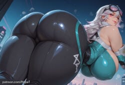1girl ai_generated alternate_version_at_source ass_focus big_ass big_breasts big_butt big_thighs black_cat_(marvel) black_cat_(marvel_rivals) cyberpunk fat_ass felicia_hardy female female_only hips_wider_than_shoulders huge_ass huge_breasts hypet long_hair marvel marvel_rivals shiny shiny_skin spider-man_(series) steam steaming_body tagme thick thick_ass thick_hips thick_legs thick_thighs thighs tight_clothes tight_clothing tight_fit tight_pants video_game_character video_games voluptuous voluptuous_female white_hair wide_hips