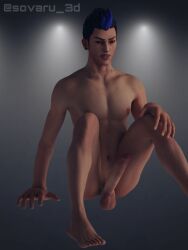 1boy 3d 3d_(artwork) balls blender erect_penis erection gay male male_only penis sfm solo solo_male sovaru_3d tagme valorant video_games yaoi yoru_(valorant)