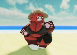 1girls 3d 3d_(artwork) 3d_model 3d_render :3 anthro bandana bandana_on_neck beach beach_background big_ass big_breasts big_butt bra breasts bubble_butt car chubby chubby_female clothes dark darkness deviantart ears female femdom large_ass large_breasts large_butt laying_on_car looking_at_viewer lying_on_car milf paws red_body red_eyes red_fur red_hair red_panda red_panda_ears roblox robloxian scarf shorts sitting_on_car sunhat thick thick_ass thick_butt thick_hips thick_legs thick_thighs thunder_thighs thunderthighs tubby vehicle vivian_red