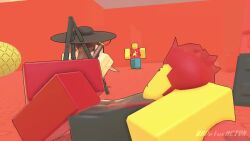 ! 1girls 3boys 3d animated ass ass_slap badplusactor big_ass big_breasts block_tales breasts calypso_(block_tales) camp cleavage clothed dialogue english_text flintlock_pirate_(block_tales) game_mechanics longer_than_30_seconds meme music outdoors pirate_(block_tales) player_(block_tales) roblox roblox_game robloxian shorter_than_one_minute smug sound tagme text text_box video