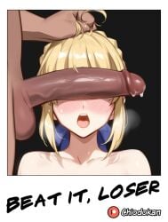 artoria pendragon from blacked by chiodokan