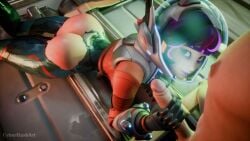 1boy 1girl 1girls 3d animated cyberdash_art female/male gloved_handjob gloves hand_on_penis handjob handjob_with_gloves holding_penis juno_(overwatch) male male/female male_on_female overwatch pov sex short_video shorter_than_30_seconds sound tagme touching_penis video
