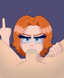 angry big_penis blowjob blowjob_face clash_(series) clash_of_clans clash_royale completely_nude completely_nude_female completely_nude_male cosblueart heart-shaped_pupils looking_at_partner middle_finger nude nude_female nude_male oral oral_penetration oral_sex penis pov pov_eye_contact pov_male saliva saliva_trail sex thighs_grab valkyrie valkyrie_(clash_of_clans)