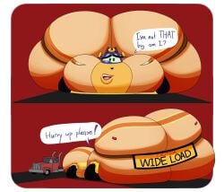 ankha_reinhart_(user3345) big_ass bubble_butt female huge_ass hyper hyper_ass hyper_butt inflation tagme thick_thighs user3345 what why wide_hips