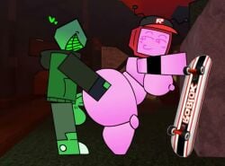 1boy 1boy1girl 3d_background animated animation antenna antenna_wire ass balls bent_over big_ass big_breasts big_butt big_thighs blocky_body blush breasts buttocks cum cum_drip cum_inside digital_drawing_(artwork) digital_media digital_media_(artwork) dripping dripping_cum dumbass_shit ejaculating_cum ejaculation female ferman ferman_(robloxian) forsaken_(roblox) fucked fucking green_body green_cum green_skin grin hat heart heart_eyes i_love_kanye_west i_love_kanye_west2 looking_at_another looking_at_viewer looking_back love love_making male nipples nude penis pink_body pink_skin roblox roblox_background roblox_game robloxian robot robot_girl robot_humanoid screencap_background sex sexual_intercourse shorter_than_30_seconds side_view skateboard smirking sound sound_effect sound_effects standing standing_sex stupid_ass_self_insert tagme thick_thighs thighs thrusting thrusting_hard tv tv_head tv_screen veeronica video