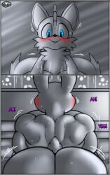 absurd_res ambiguous_penetration anthro back_muscles blush bodily_fluids canid canine crossover disney duo eastern_and_western_character european_rabbit female first_person_view fox foxiumart hi_res judy_hopps lagomorph leporid male male/female mammal miles_prower moan motion_lines muscular muscular_female oryctolagus penetration rabbit red_fox sega smile sonic_(series) sonic_the_hedgehog_(series) sweat sweatdrop tails_the_fox true_fox wide_eyed zootopia