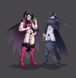 wakfu remington_smisse gay gay_sex male_only vampyro only_male big_penis semi_nude semi_cum