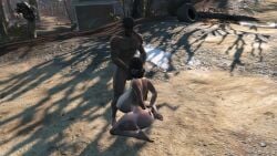 1girls 3d animated areola ass big_ass big_breasts big_butt black_hair blowjob breasts bust busty defeat defeated dirt dirty fallout fallout_4 female forced forced_oral handcuffed handcuffs male mp4 naked nipple nude nude_female nude_male rape sex sound tagme video