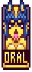 animal_crossing animated ankha blue_hair cat_ears cat_tail color colored countmoxi nintendo pixel_art pixelated source_request tagme tongue tongue_out year_request yellow_body