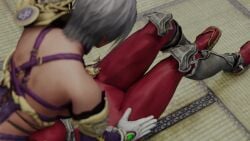 3d anilingus_through_clothes animated ass_on_face ass_sniffing ass_worship big_ass facesitting isabella_valentine kishi longer_than_30_seconds mp4 no_sound smothering sniffing_ass soul_calibur tagme taki video