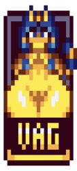 animal_crossing animated ankha blue_hair cat_ears cat_tail color colored countmoxi nintendo pixel_art pixelated source_request tagme thick_thighs thighs wide_hips year_request yellow_body