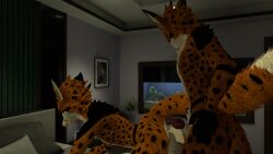 cheetah fox foxplay furry male rexouium vr_media vrchat vulpine