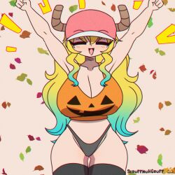 quetzalcoatl (dragon maid) from halloween by scruffmuhgruff