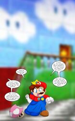 gender_transformation hair_growth mario mario_(series) mtf_transformation mushroom power_up runningtoaster sequence super_mario_64 super_mario_bros. tagme transformation