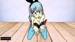 1boy 1girls animated blowjob blue_hair booberatwork bulma_(bunny) bulma_briefs bunny_ears bunny_girl bunnysuit clothing deepthroat dragon_ball dragon_ball_(classic) dragon_ball_z drooling ear_grab face_fucking facefuck fellatio female gagged gagging grabbing_hair hand_on_head head_grab irrumatio kneeling male/female male_penetrating_female male_pov on_her_knees pov rough_sex rude sound throat_fuck video