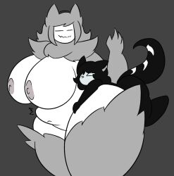 1boy 1girls areolae bbw big_breasts bored bored_expression breasts butt chubby doodle duo furry hips huge_thighs josel larger_female loonie_(greenaltloonie) monster monster_girl penetration sex size_difference smaller_male thick_thighs thighs tits voluptuous wide_hips