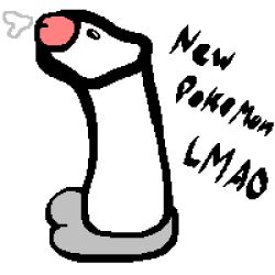 1boy balls foreskin lowres male male_focus male_only monophallia partially_retracted_foreskin penis penis_body penis_creature penis_head pokemon pokemon_(species) pokemon_sv rando_guy solo tagme testicles text transparent_background uncircumcised uncut wiglett