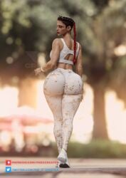 1girls 3d 3d_(artwork) abs absurd_res absurdres apex_legends ass back_view big_ass big_breasts braided_hair braided_twintails brazilian breasts cameltoe dark-skinned_female dark_skin female female_focus female_only latina latina_milf loba_(apex_legends) long_nails looking_back milf multicolored_hair muscular_female nails_painted patreon_username piercing respawn_entertainment running seductive solo solo_female solo_focus sports_bra sweating tagme tattoo the_x_creator thick_thighs treadmill twitter_username two_tone_hair wide_hips workout_clothes yoga_pants