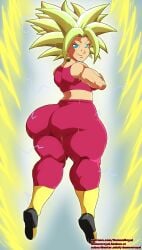 1girls ass back_view biceps big_ass bubble_ass bubble_butt demonroyal dragon_ball dragon_ball_super female_saiyan fusion huge_ass huge_butt kefla legendary_super_saiyan muscle muscle_tone musclegut muscles muscular muscular_arms muscular_ass muscular_back muscular_female muscular_legs muscular_thighs potara_earrings potara_fusion saiyan shounen_jump smile smiling super_saiyan super_saiyan_2 thick_ass thick_thighs triceps