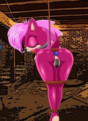 absurd_res anal_beads anthro anus ass ball_gag basement bondage bound breasts dic_entertainment eulipotyphlan female frost_norde gag genitals hair hedgehog hi_res mammal nipples nude pink_body pink_hair pussy sega sex_toy small_breasts sonia_the_hedgehog sonic_(series) sonic_the_hedgehog_(series) sonic_underground tape