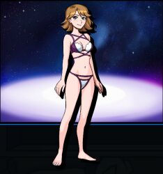 brown_hair con-quest!_poke-con faye magical_girl underwear underwear_only