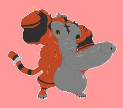 abs biceps flare_incineroar furry gay hyper hyper_balls hyper_genitalia hyper_penis hyper_testicles incineroar male male_focus male_only muscle muscles muscular muscular_arms muscular_ass muscular_back muscular_legs muscular_male muscular_thighs nipples pecs pokemon sachiel_666 veins veiny_penis