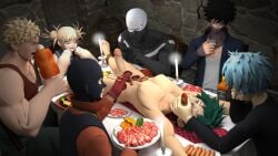 3d atsuhiro_sako being_watched bubaigawara_jin captured completely_nude dabi eating erection feeding female filthx food food_on_body himiko_toga imasuji_gouto izuku_midoriya jin_bubaigawara male male_focus midoriya_izuku mr._compress multiple_males muscular_(my_hero_academia) my_hero_academia nantaimori on_table penis pinching_nipples precum prisoner restrained sako_atsuhiro shigaraki_tomura tagme tied_up todoroki_touya toga_himiko tomura_shigaraki touya_todoroki twice villain yaoi