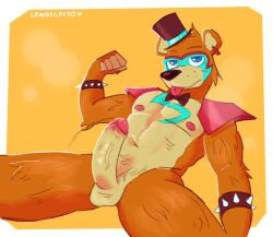 anthro five_nights_at_freddy's five_nights_at_freddy's:_security_breach glamrock_freddy_(fnaf) hi_res lewdycatto male male_only scottgames solo video_games