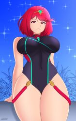 pyra from xenoblade (series) by lackatask